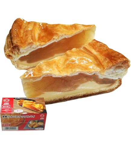 Amazon.co.jp: 冷凍ケーキ 津軽りんごのアップルパイ 12個 2個×6箱
